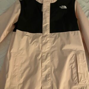 The North Face Light Pink and Black Youth Jacket